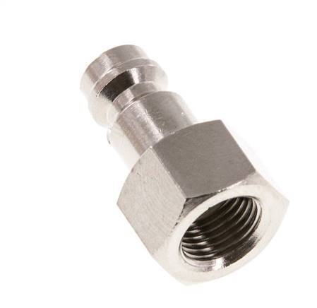 Nickel-plated Brass DN 5 Air Coupling Plug G 1/8 inch Female [5 Pieces]