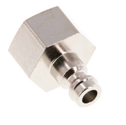 Nickel-plated Brass DN 5 Air Coupling Plug G 3/8 inch Female [2 Pieces]