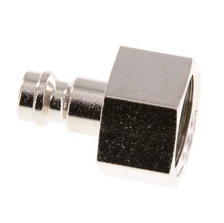 Nickel-plated Brass DN 5 Air Coupling Plug G 3/8 inch Female [2 Pieces]