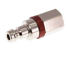 Nickel-plated Brass DN 5 Red Air Coupling Plug G 1/8 inch Female