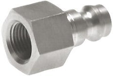 Nickel-plated Brass DN 5 Air Coupling Plug G 1/8 inch Female [5 Pieces]