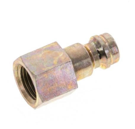 Acero endurecido DN 5 Acoplamiento de aire Enchufe G 1/8 pulgadas Hembra