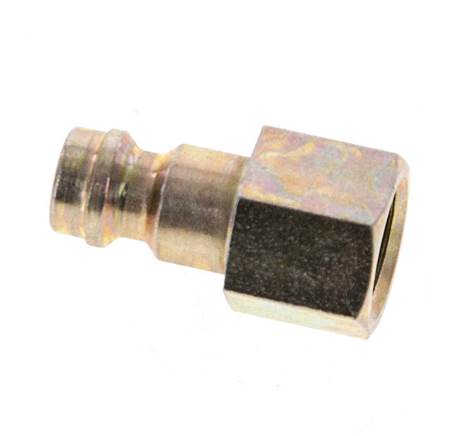 Acero endurecido DN 5 Acoplamiento de aire Enchufe G 1/8 pulgadas Hembra