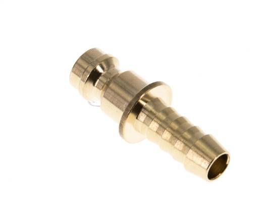 Brass DN 5 Air Coupling Plug 6 mm Hose Pillar [10 Pieces]