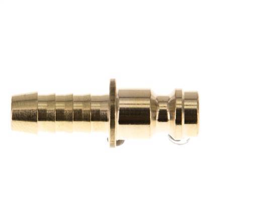 Brass DN 5 Air Coupling Plug 6 mm Hose Pillar [10 Pieces]