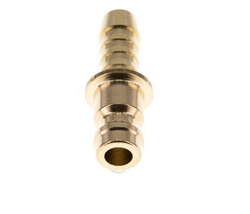 Brass DN 5 Air Coupling Plug 6 mm Hose Pillar [10 Pieces]