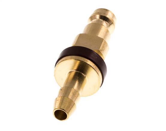 Tapón de anclaje de aire DN 5 codificado en marrón Pilar de manguera de 6 mm