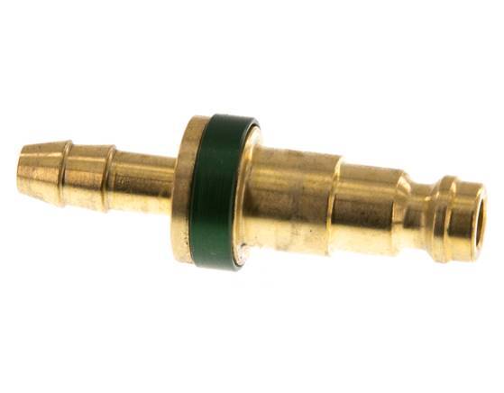 Tapón de anclaje de aire DN 5 codificado en verde Pilar de manguera de 6 mm