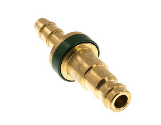 Tapón de anclaje de aire DN 5 codificado en verde Pilar de manguera de 6 mm