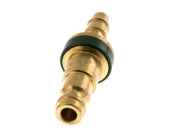 Tapón de anclaje de aire DN 5 codificado en verde Pilar de manguera de 6 mm