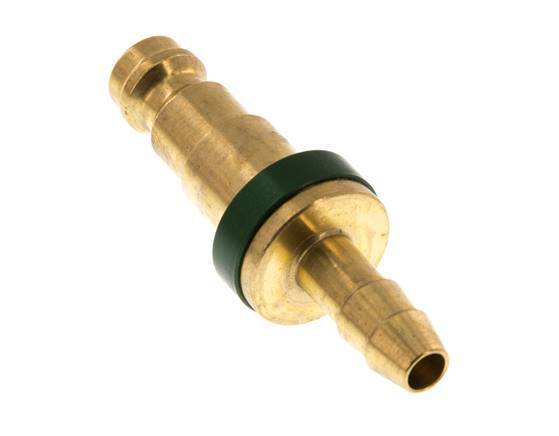 Tapón de anclaje de aire DN 5 codificado en verde Pilar de manguera de 6 mm