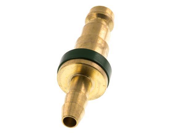 Tapón de anclaje de aire DN 5 codificado en verde Pilar de manguera de 6 mm
