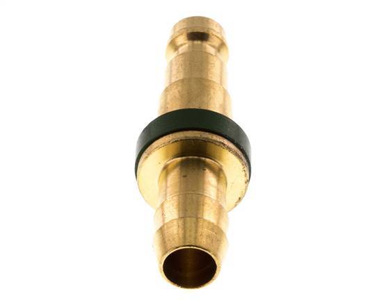 Tapón de anclaje de aire DN 5 codificado en verde Pilar de manguera de 9 mm