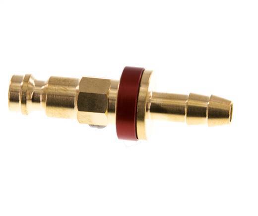 Tapón de anclaje de aire DN 5 codificado en rojo Pilar de manguera de 6 mm