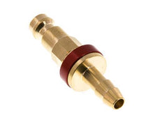 Tapón de anclaje de aire DN 5 codificado en rojo Pilar de manguera de 6 mm