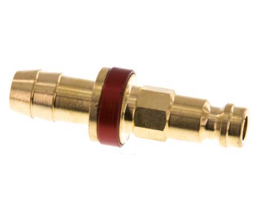 Tapón de anclaje de aire DN 5 codificado en rojo Pilar de manguera de 9 mm