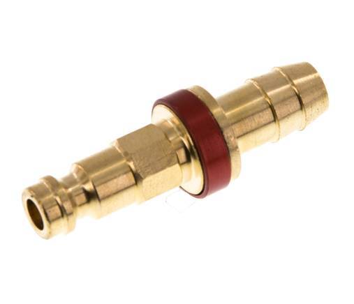 Tapón de anclaje de aire DN 5 codificado en rojo Pilar de manguera de 9 mm