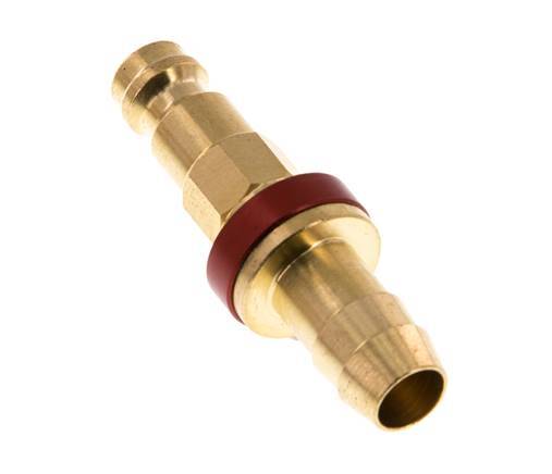 Tapón de anclaje de aire DN 5 codificado en rojo Pilar de manguera de 9 mm