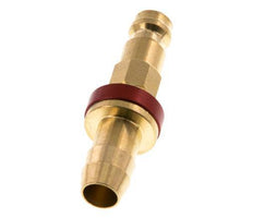 Tapón de anclaje de aire DN 5 codificado en rojo Pilar de manguera de 9 mm