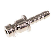 Nickel-plated Brass DN 5 Air Coupling Plug 4 mm Hose Pillar [5 Pieces]