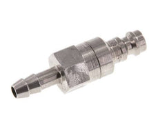 Acero inoxidable DN 5 Acoplamiento de aire Enchufe de manguera de 6 mm Doble cierre