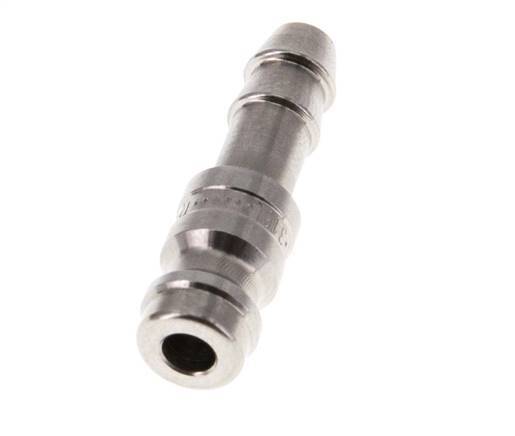 Acero inoxidable 316L DN 5 Enchufe de acoplamiento neumático Pilar de manguera de 6 mm