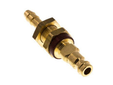 Tapón de anclaje de aire DN 5 codificado en marrón Mampara de pilar de manguera de 6 mm