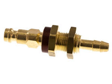 Tapón de anclaje de aire DN 5 codificado en marrón Mampara de pilar de manguera de 6 mm