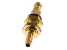 Tapón de anclaje de aire DN 5 codificado en marrón Mampara de pilar de manguera de 6 mm