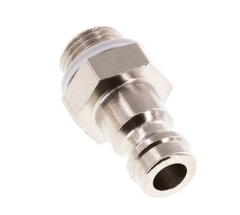 Nickel-plated Brass DN 5 Air Coupling Plug G 1/8 inch Male [5 Pieces]