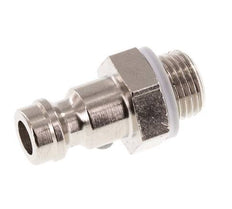 Nickel-plated Brass DN 5 Air Coupling Plug G 1/8 inch Male [5 Pieces]