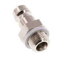 Nickel-plated Brass DN 5 Air Coupling Plug G 1/8 inch Male [5 Pieces]