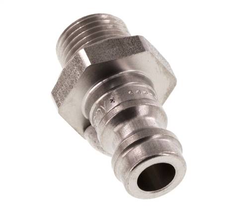 Acero inoxidable DN 5 Acoplamiento de aire Enchufe G 1/8 pulgadas Macho