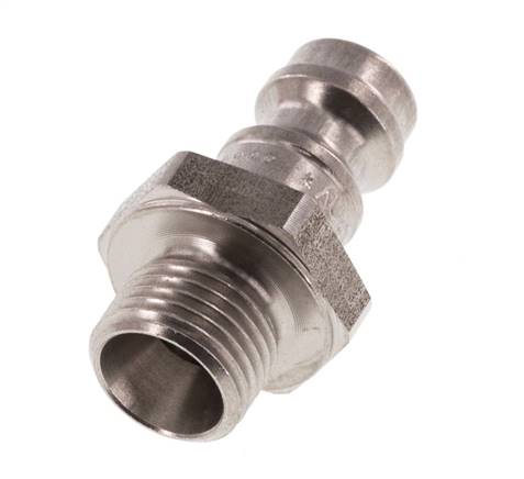 Acero inoxidable DN 5 Acoplamiento de aire Enchufe G 1/8 pulgadas Macho