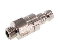 Acero inoxidable 316L DN 5 Acoplamiento de aire Enchufe G 1/8 pulgadas Macho Doble Cierre