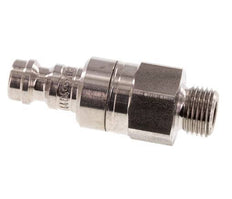 Acero inoxidable 316L DN 5 Acoplamiento de aire Enchufe G 1/8 pulgadas Macho Doble Cierre