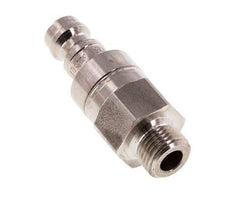 Acero inoxidable 316L DN 5 Acoplamiento de aire Enchufe G 1/8 pulgadas Macho Doble Cierre
