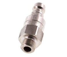 Acero inoxidable 316L DN 5 Acoplamiento de aire Enchufe G 1/8 pulgadas Macho Doble Cierre