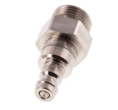 Acero inoxidable 316L DN 5 Acoplamiento de aire Enchufe G 3/8 pulgadas macho de doble cierre