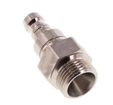 Acero inoxidable 316L DN 5 Acoplamiento de aire Enchufe G 3/8 pulgadas macho de doble cierre