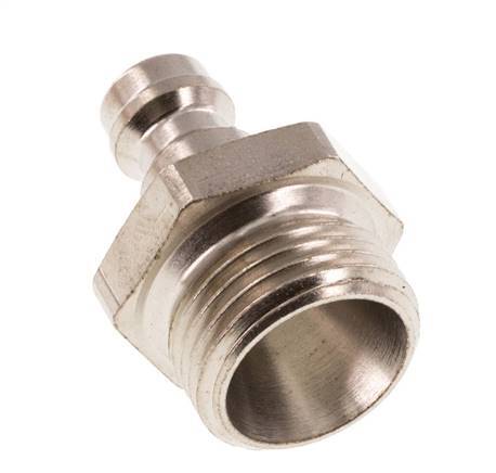 Acero endurecido DN 5 Acoplamiento de aire Enchufe G 3/8 pulgadas Macho