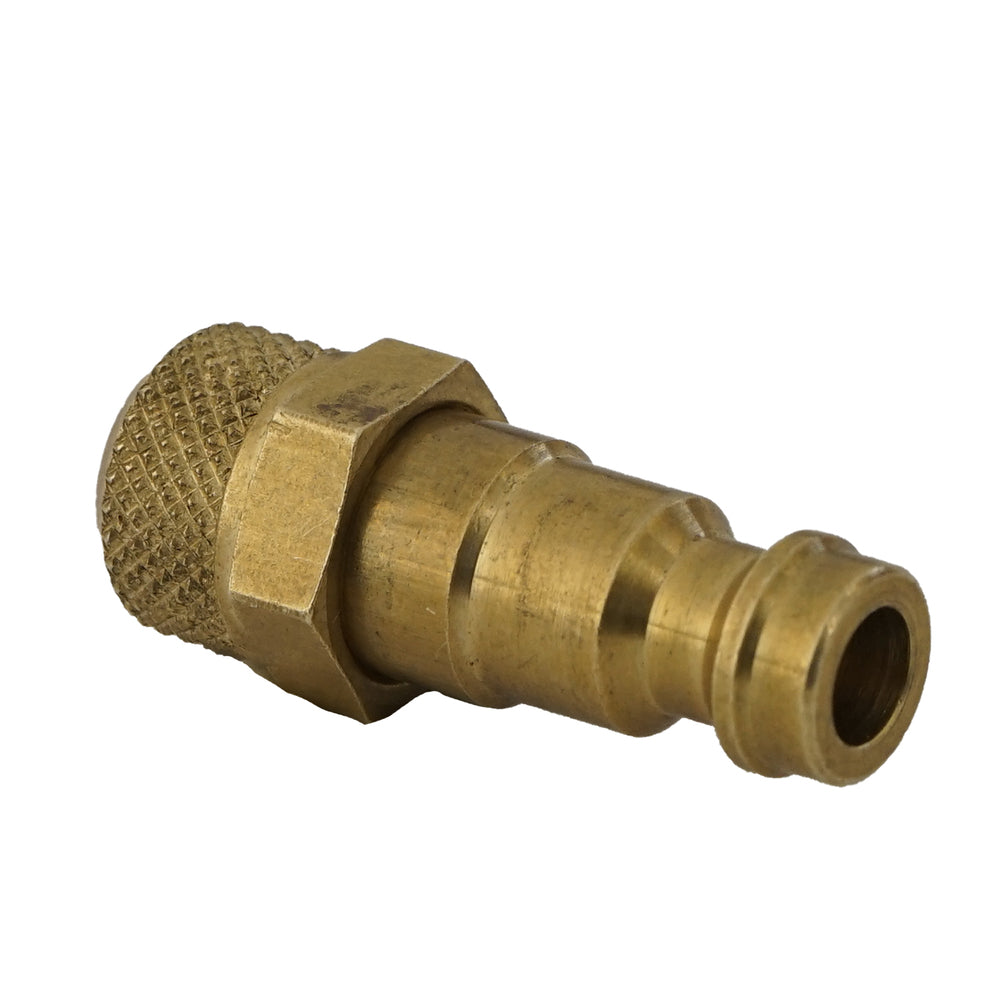 Tapón de acoplamiento de aire DN 5 tuerca de unión de 4x6 mm [5 piezas] de latón
