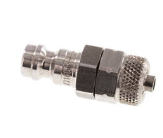 Acero inoxidable 316L DN 5 Tapón de acoplamiento de aire 4x6 mm Tuerca de unión