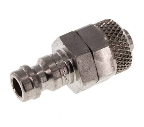 Acero inoxidable 316L DN 5 Tapón de anclaje al aire 6x8 mm Tuerca de unión