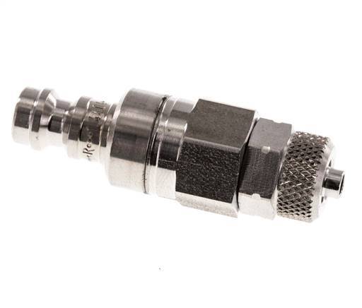 Acero inoxidable 316L DN 5 Acoplamiento de aire Tuerca de unión 4x6 mm Doble cierre
