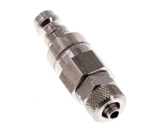 Acero inoxidable 316L DN 5 Acoplamiento de aire Tuerca de unión 4x6 mm Doble cierre