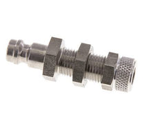 Acero inoxidable DN 5 Acoplamiento de aire Tapón 4x6 mm Tuerca de unión Mampara