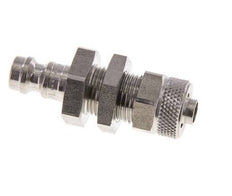 Acero inoxidable DN 5 Acoplamiento de aire Tapón Tuerca de unión 6x8 mm Mampara