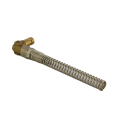 Acoplamiento de aire de latón DN 5 Tuerca de unión 4x6 mm Ángulo de protección contra dobleces [2 piezas]