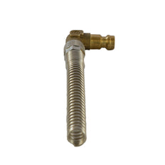 Acoplamiento de aire de latón DN 5 Tuerca de unión 4x6 mm Ángulo de protección contra dobleces [2 piezas]